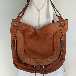 orYANY Caramel Leather Shoulder Bag